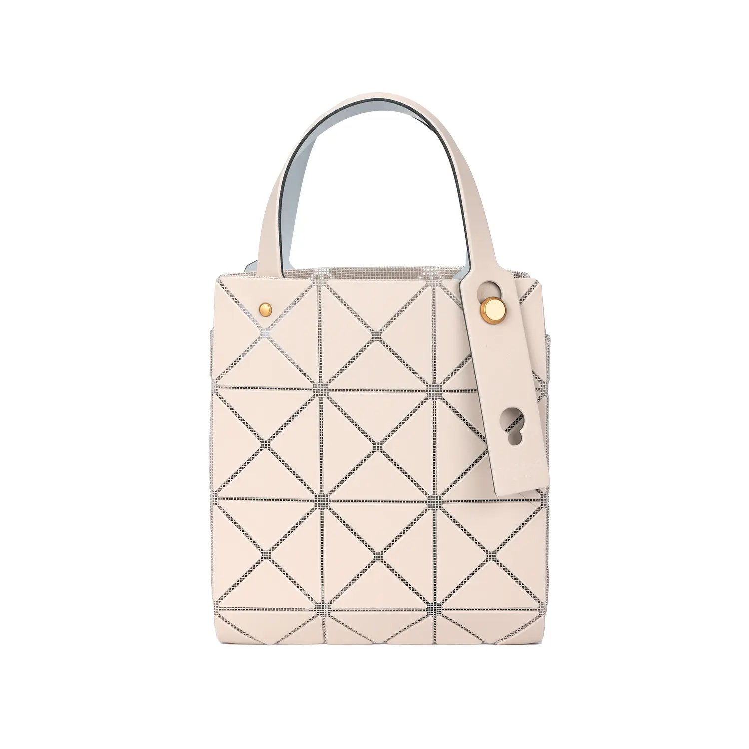 

ISSEY MIYAKE Сумка из поливинилхлоридной смолы с алмазным эффектом женская бежевая