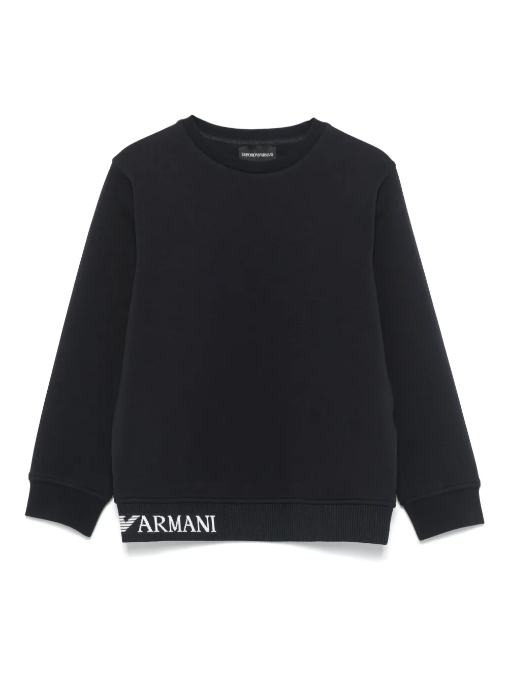 

Толстовка с логотипом Emporio Armani Kids, синий