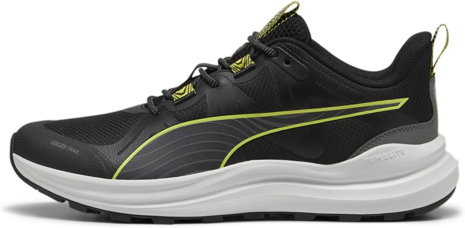 Мужские кроссовки Puma Reflect Lite Trail, черный/темно-серый — фото 2