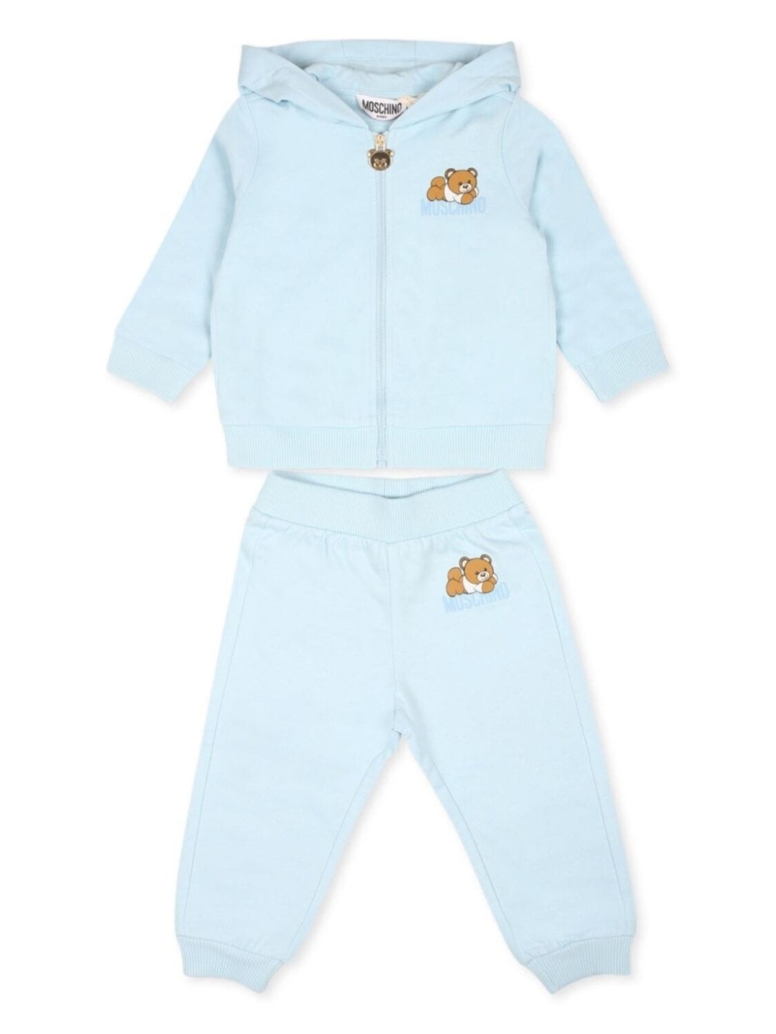 

Moschino Kids спортивный костюм Teddy Bear из органического хлопка, синий