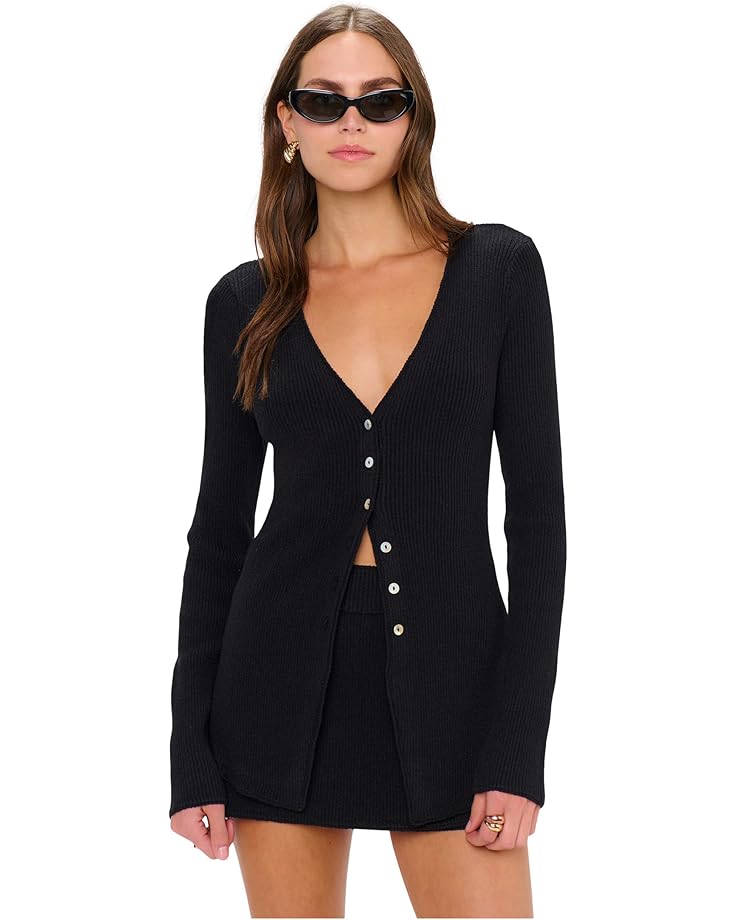 

Женская юбка-шорты Show Me Your Mumu Josie Mini, Black Rib Knit