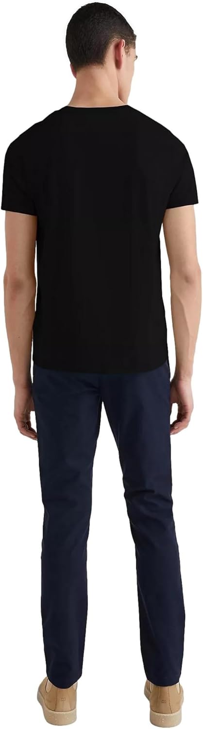 Мужская футболка с короткими рукавами и принтом Tommy Hilfiger, Black. — фото 4