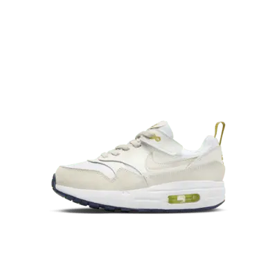 

Кроссовки Nike Air Max 1 EasyOn, цвет White/Bronzine/Midnight Navy/Light Orewood Brown