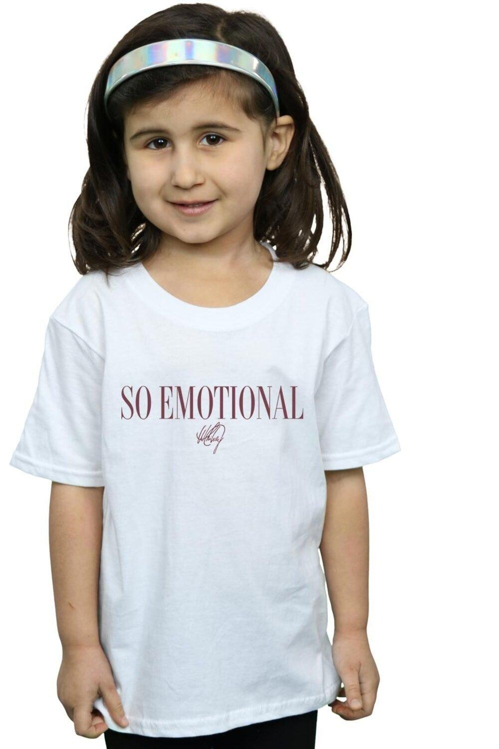 

Хлопковая футболка So Emotional Whitney Houston, белый