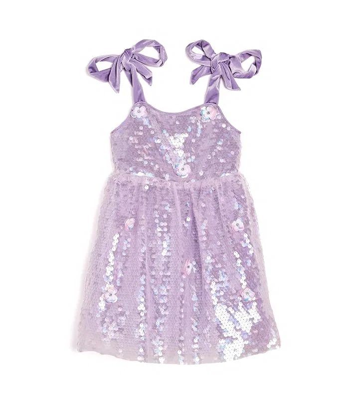 Платье с пайетками и ромашками Multi Daisy Sequin Dress Lola and The Boys, Multi