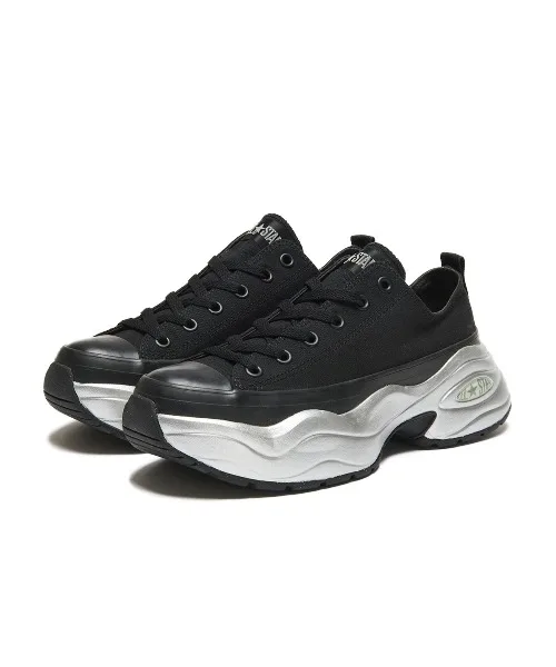 Унисекс кроссовки CONVERSE ALL STAR (R) SURGETRAINER MT OX чёрные с серебристым