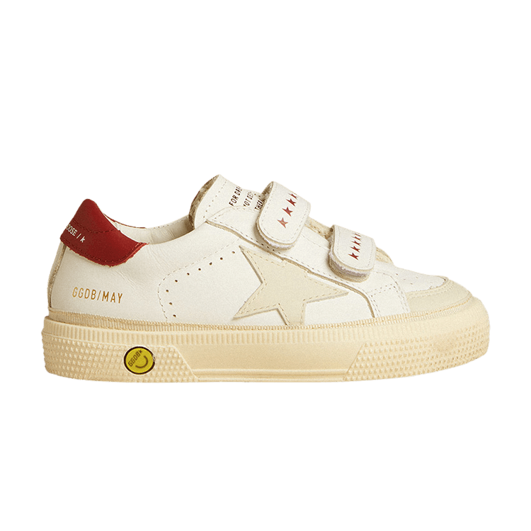 

Кроссовки Golden Goose May Kids 'White Light Beige Red', кремовый