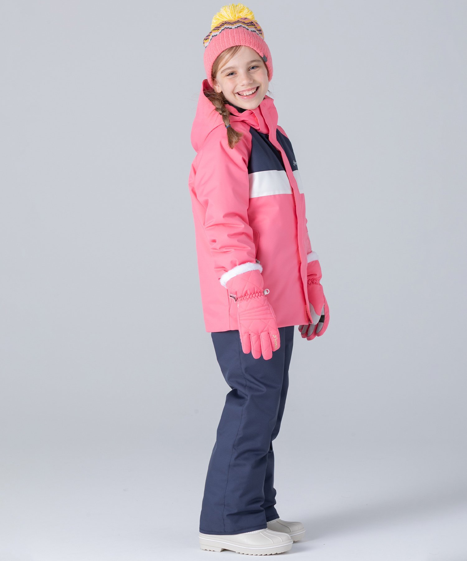 Детский горнолыжный комбинезон Phenix Skiwear с круглым клапаном, регулируемый размер. Phenix, PINK — фото 4