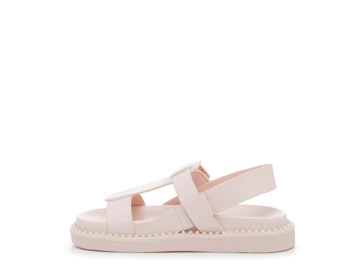 Сандалии Steve Madden Slappy - детские, светло-розовые — фото 3