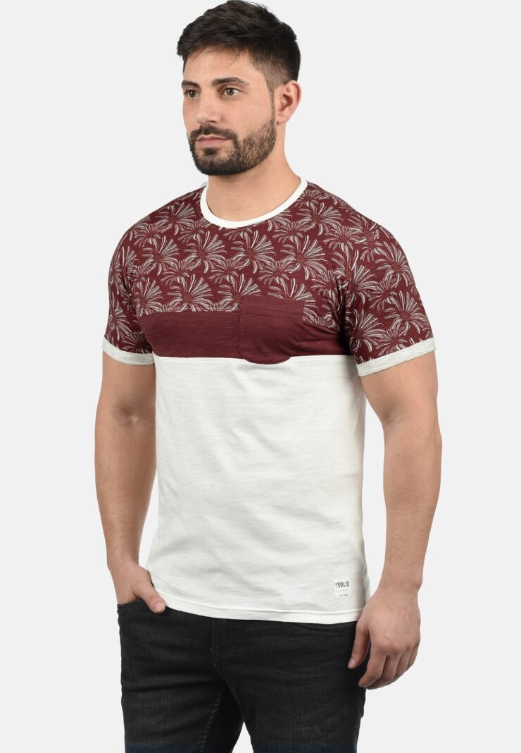 

Футболка с принтом SDFLORIAN Solid, цвет wine red