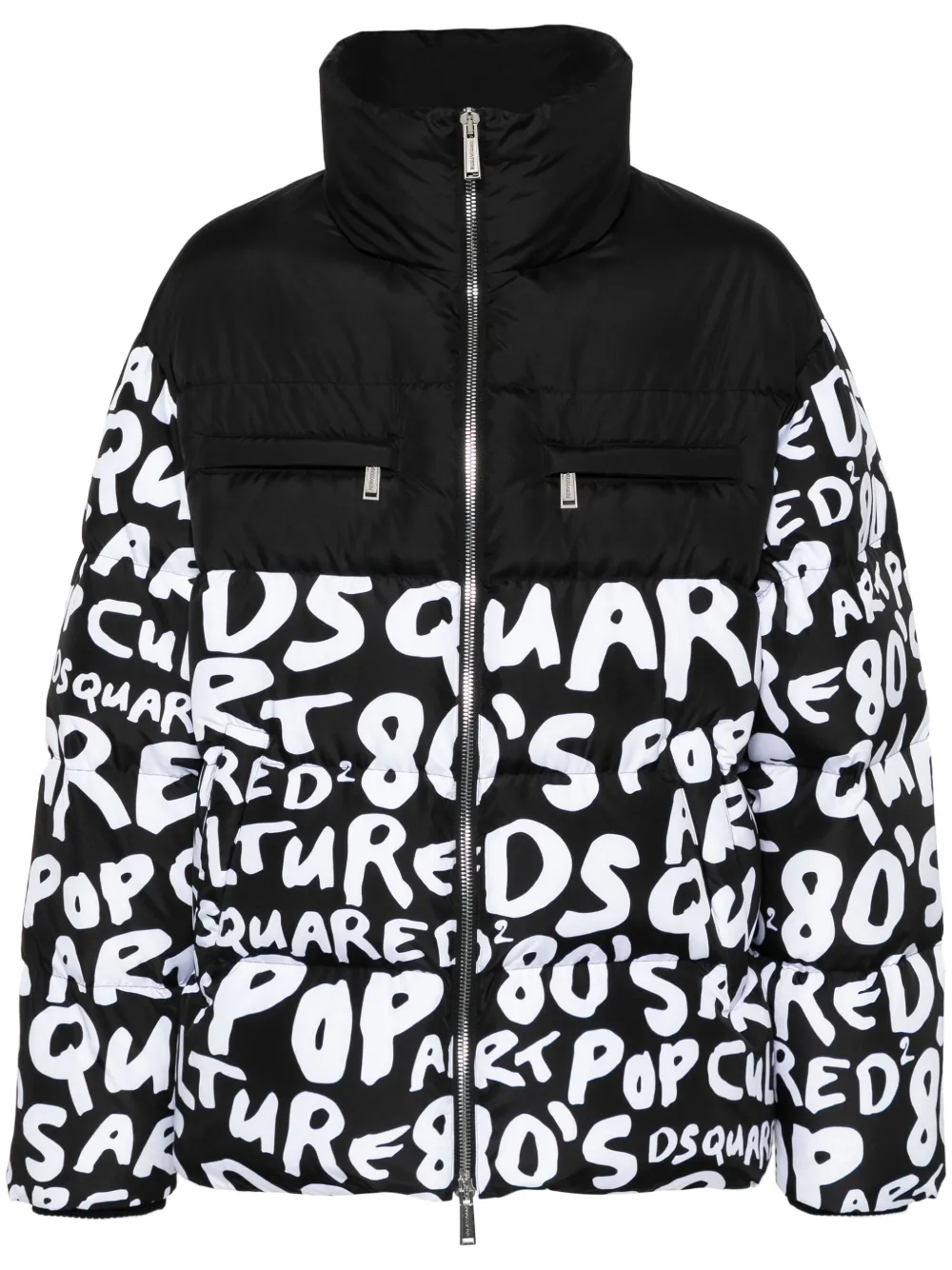 

Пуховик D2 Pop 80's DSQUARED2, черный