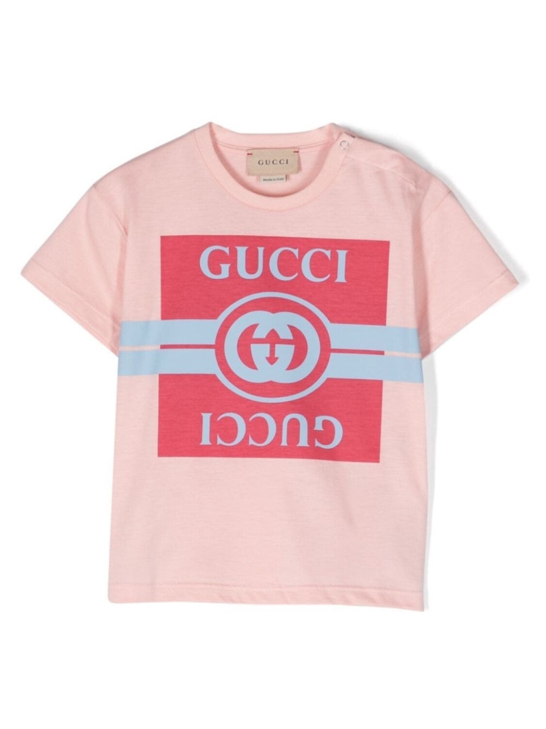 

Gucci Kids футболка из джерси с логотипом, розовый