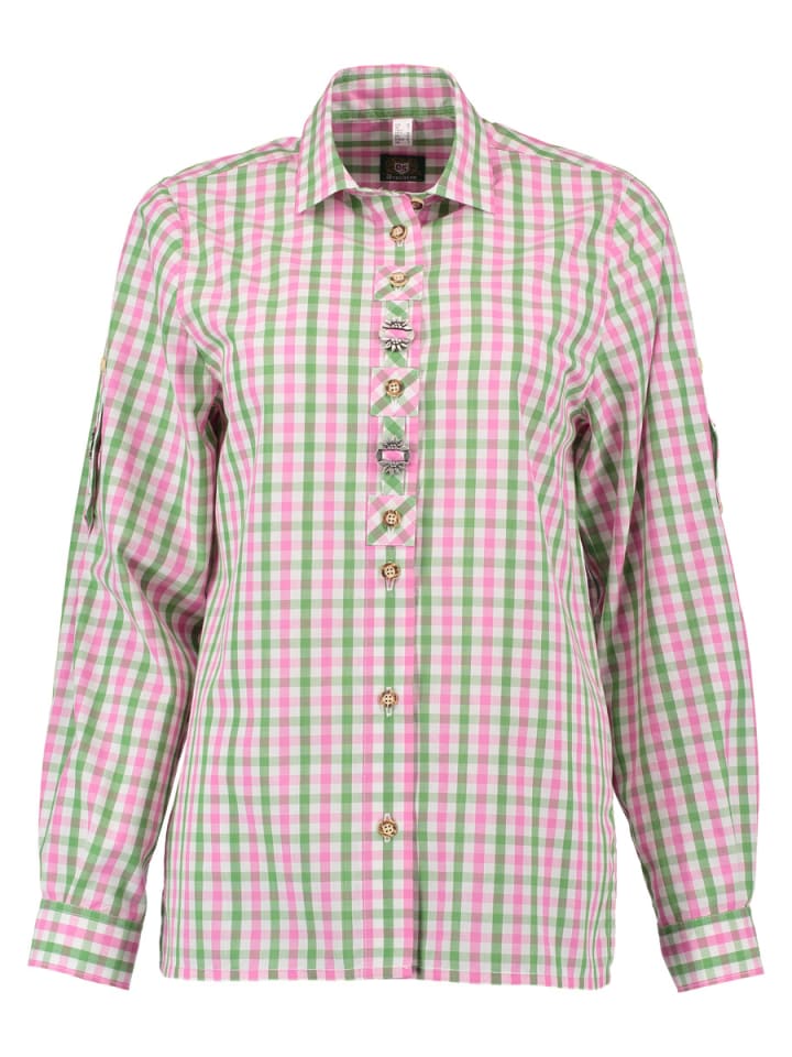 

Традиционная блузка Volima темно-красного цвета OS-Trachten