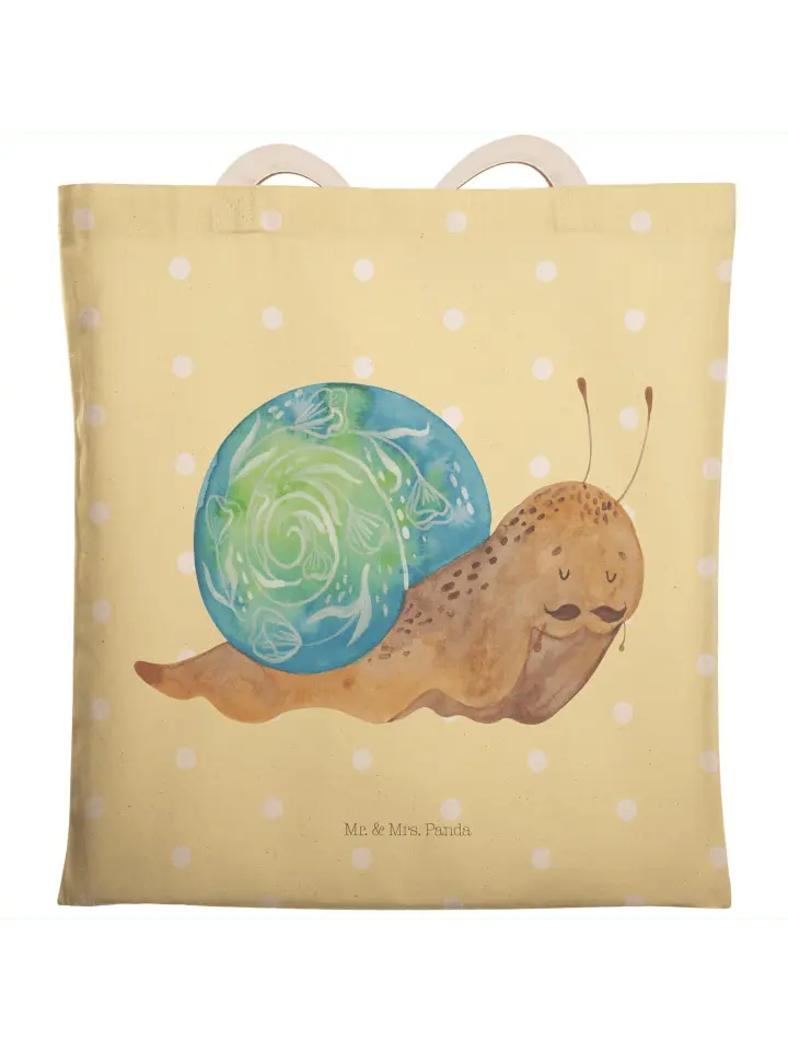 

Шоппер Mr. & Mrs. Panda, желтый пастельный