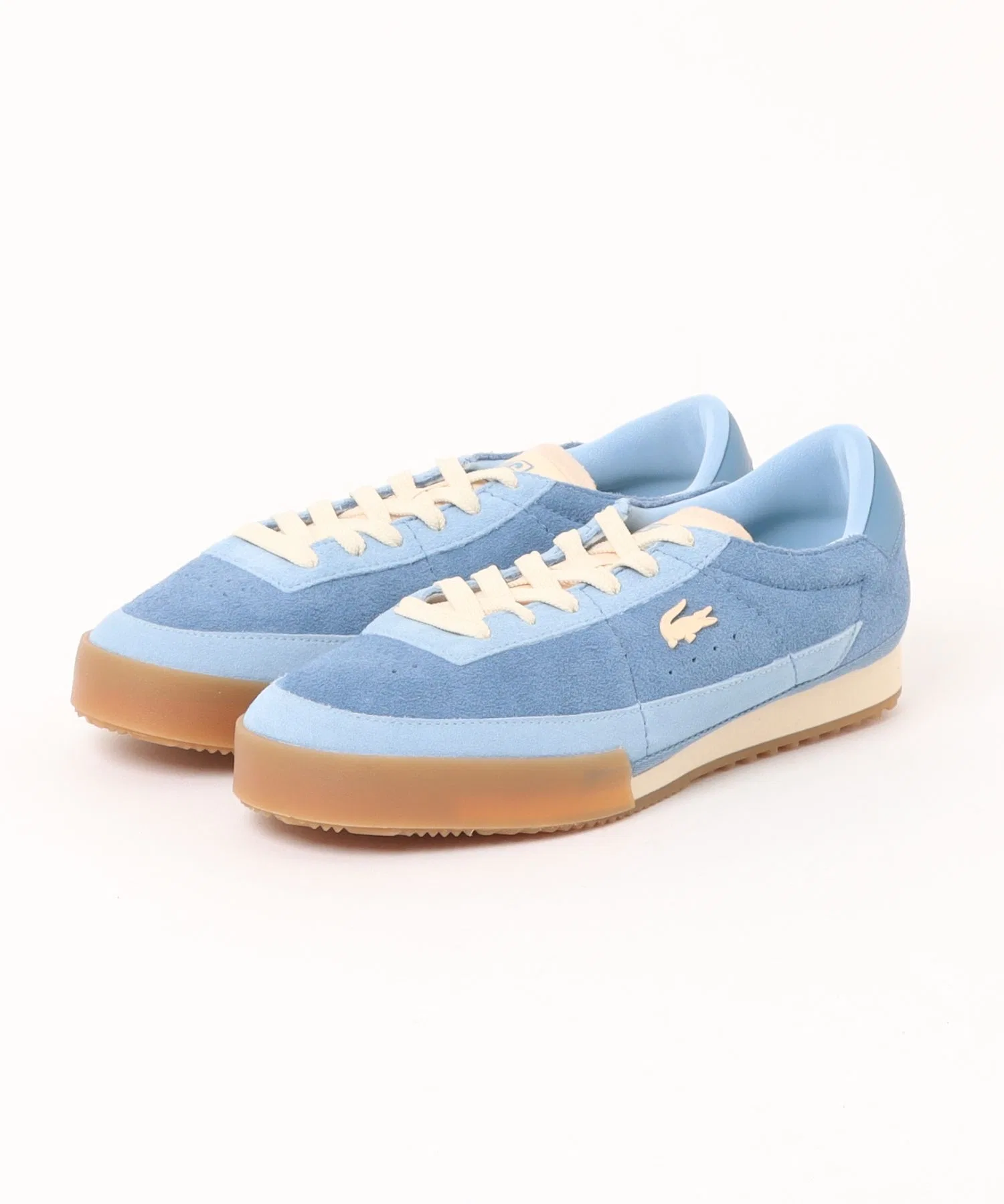 Мужские кожаные кроссовки LACOSTE AURA 225 5 SMA синие