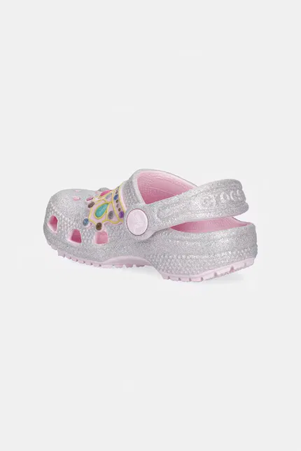 Сандалии детские закрытые Classic I Am Princess Clog T Crocs, розовый — фото 3