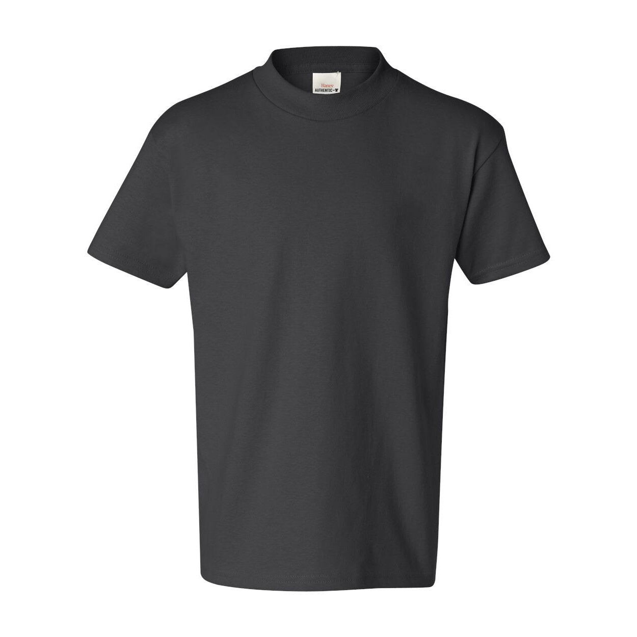 

Аутентичная молодежная футболка Hanes, цвет Smoke Grey