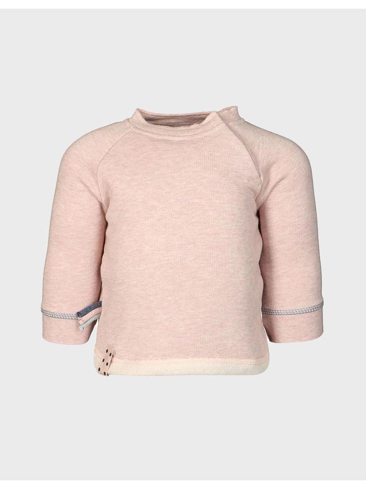 

Детская толстовка цвета розовый меланж OrganicEra