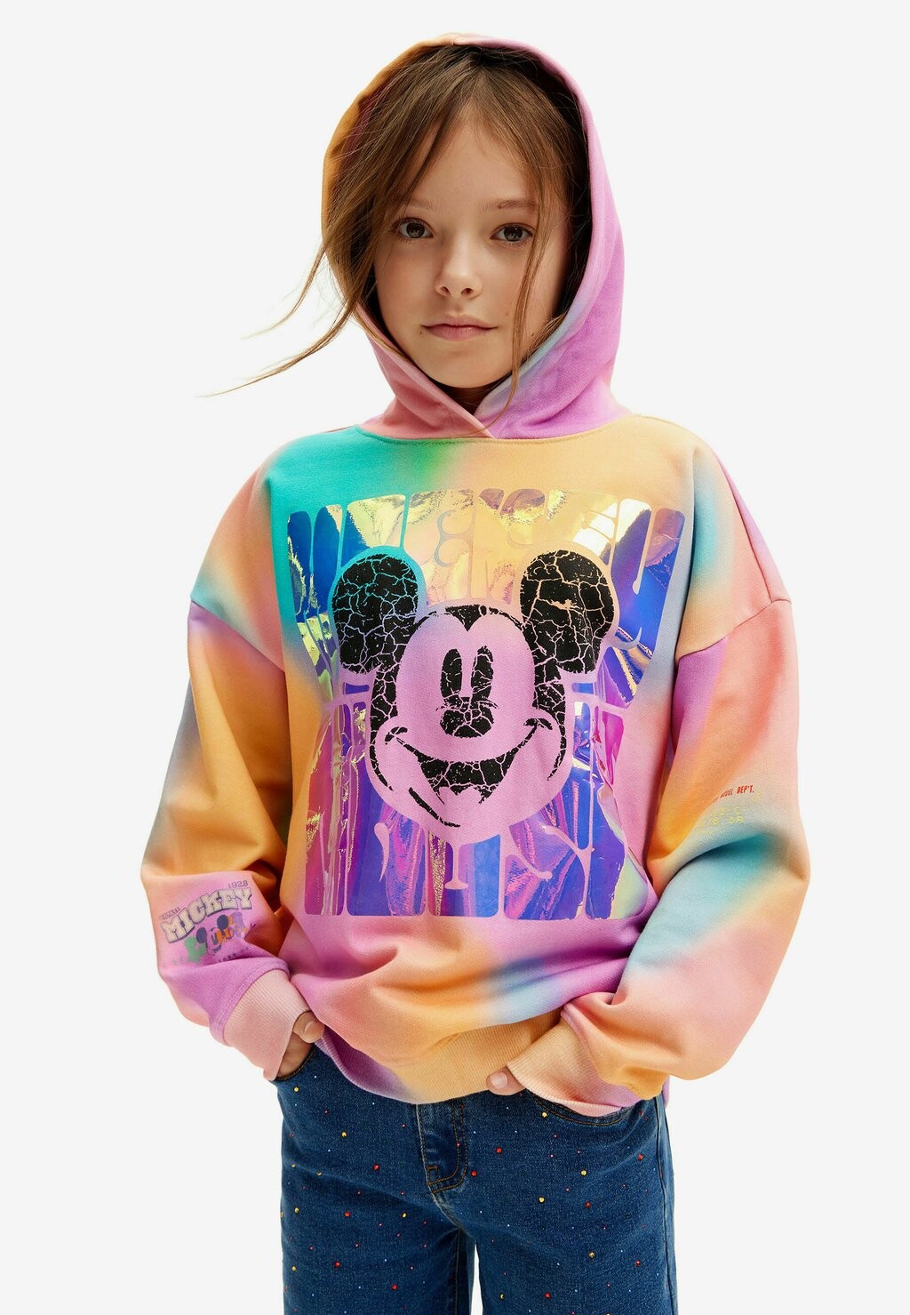 

Толстовка с капюшоном MICKEY ARTY Desigual, фиолетовый