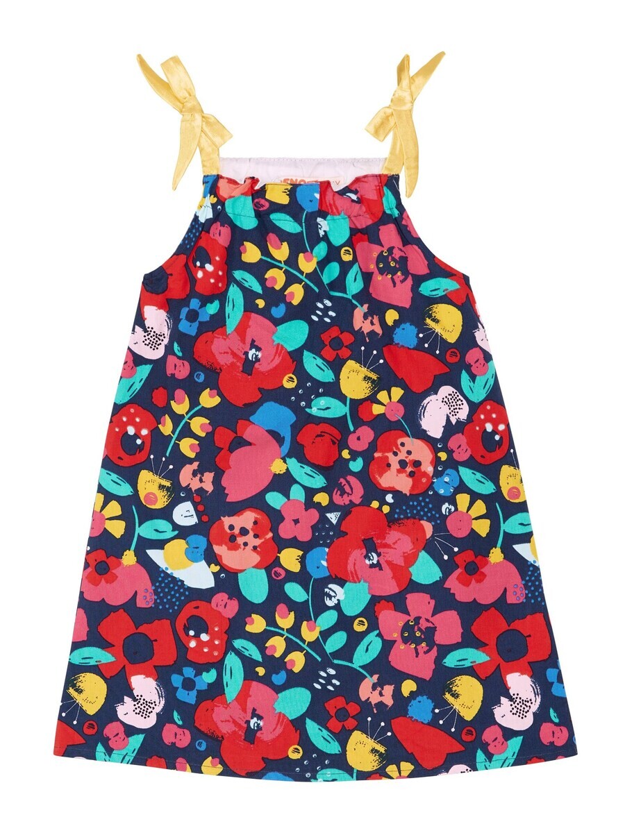 

Платье Denokids Dress Spring Flowers, темно-синий