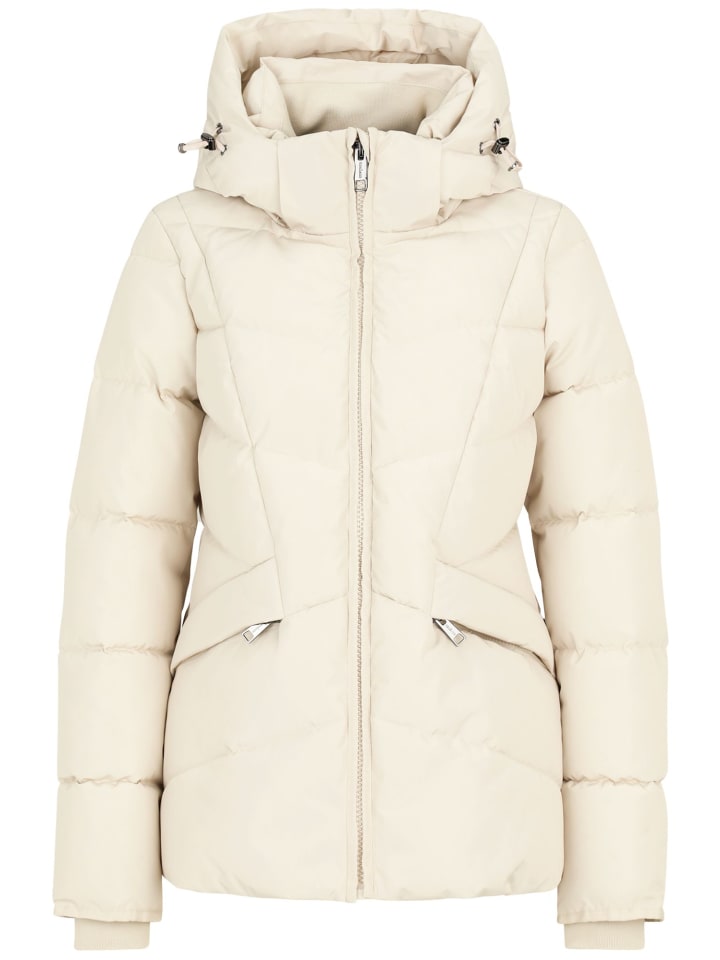 

Стеганое пальто Anna2 L60391CO бежевого цвета COVERED