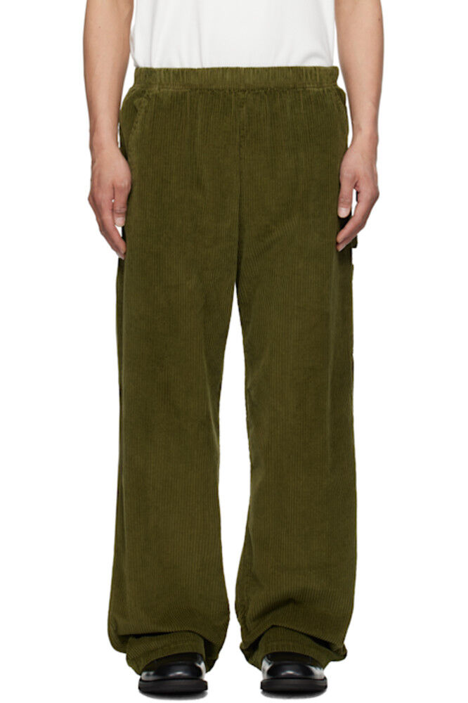 

Зеленые тяжелые спортивные штаны Utility Puddle Les Tien