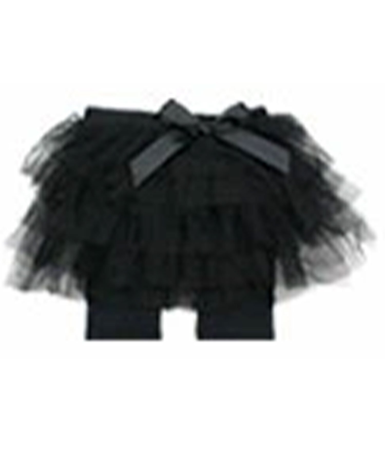 Юбки-пачки из тюля с лентами, леггинсы для девочек, пчелки Bee, All tutu black — фото 2