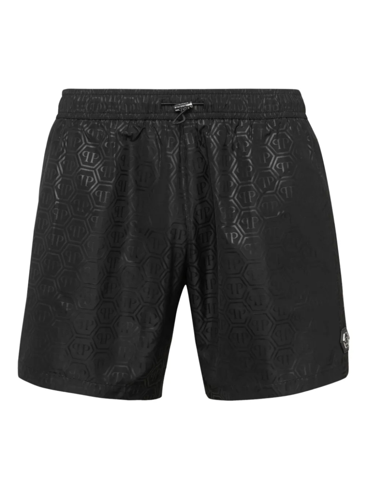 

Плавки-шорты с тисненым логотипом Philipp Plein, черный