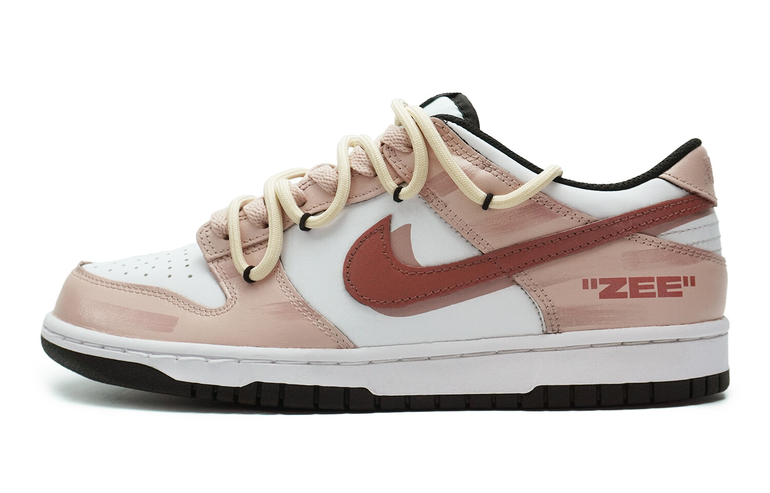 

Кроссовки Nike Dunk Skateboard Shoes Women's Low-Top Pink/White, Розовый, Кроссовки Nike Dunk Skateboard Shoes Women's Low-Top Pink/White