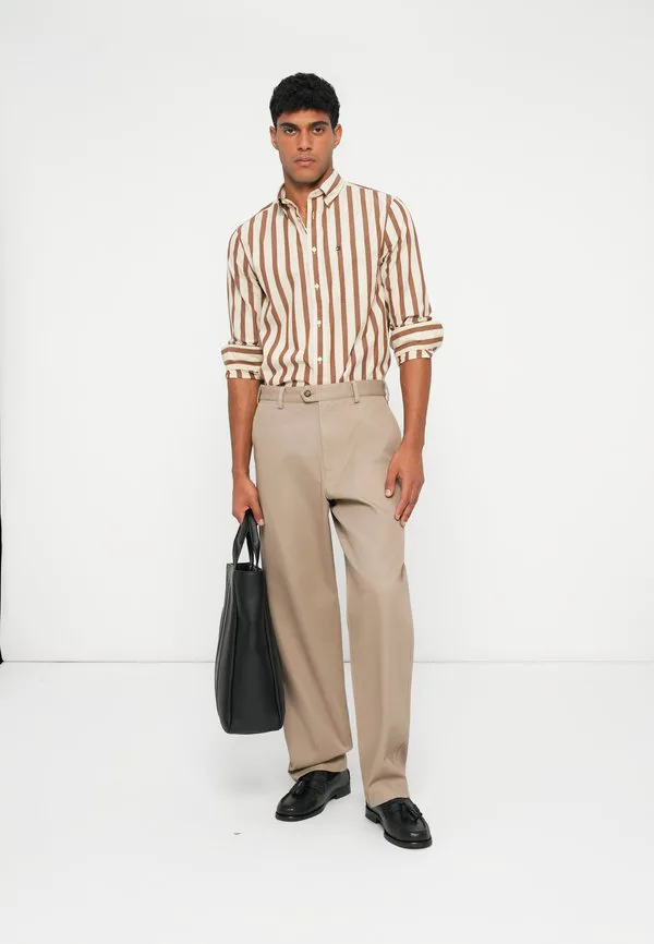 Свободные брюки из саржи Tommy Hilfiger, Coastal Taupe — фото 2