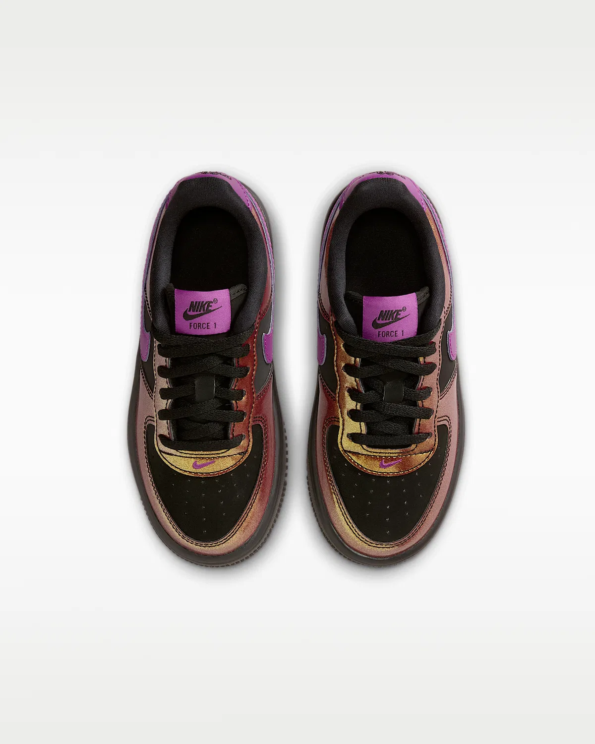 Детские кроссовки Nike Force 1 Low LV8 4, Black/Bold Berry — фото 4