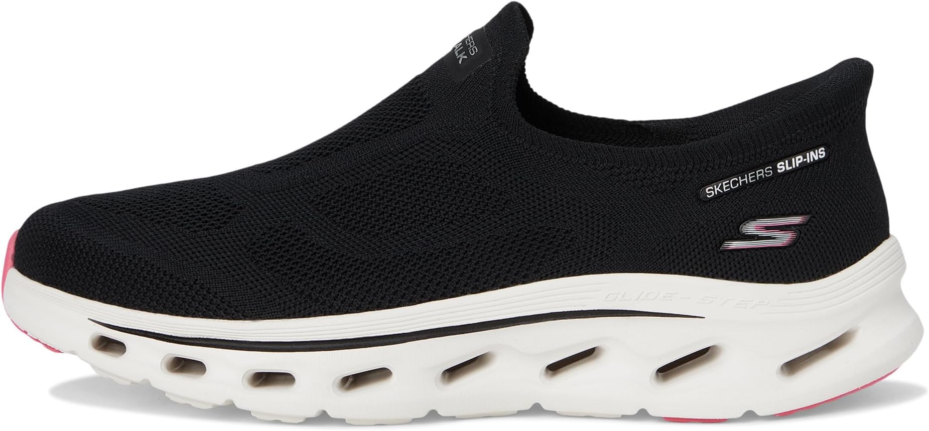 Кроссовки SKECHERS Performance Go Walk Glide Step 2.0 Annette Hands Free Slip-Ins, цвет Black/White — фото 4