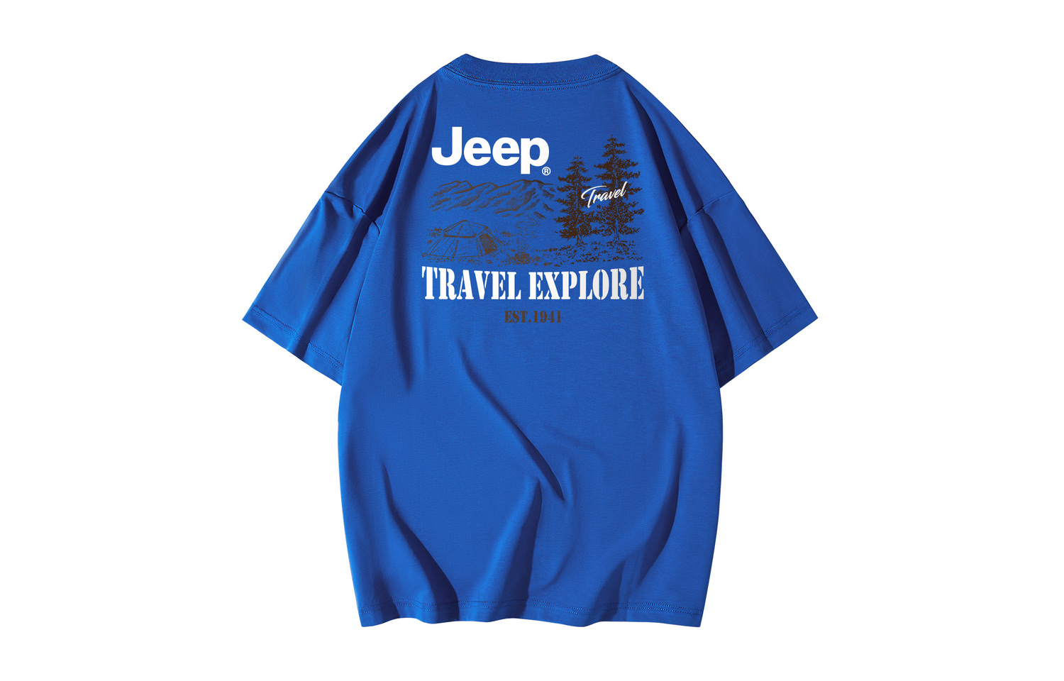 

Футболка Wrangler Leisure Series унисекс Jeep, темный синий