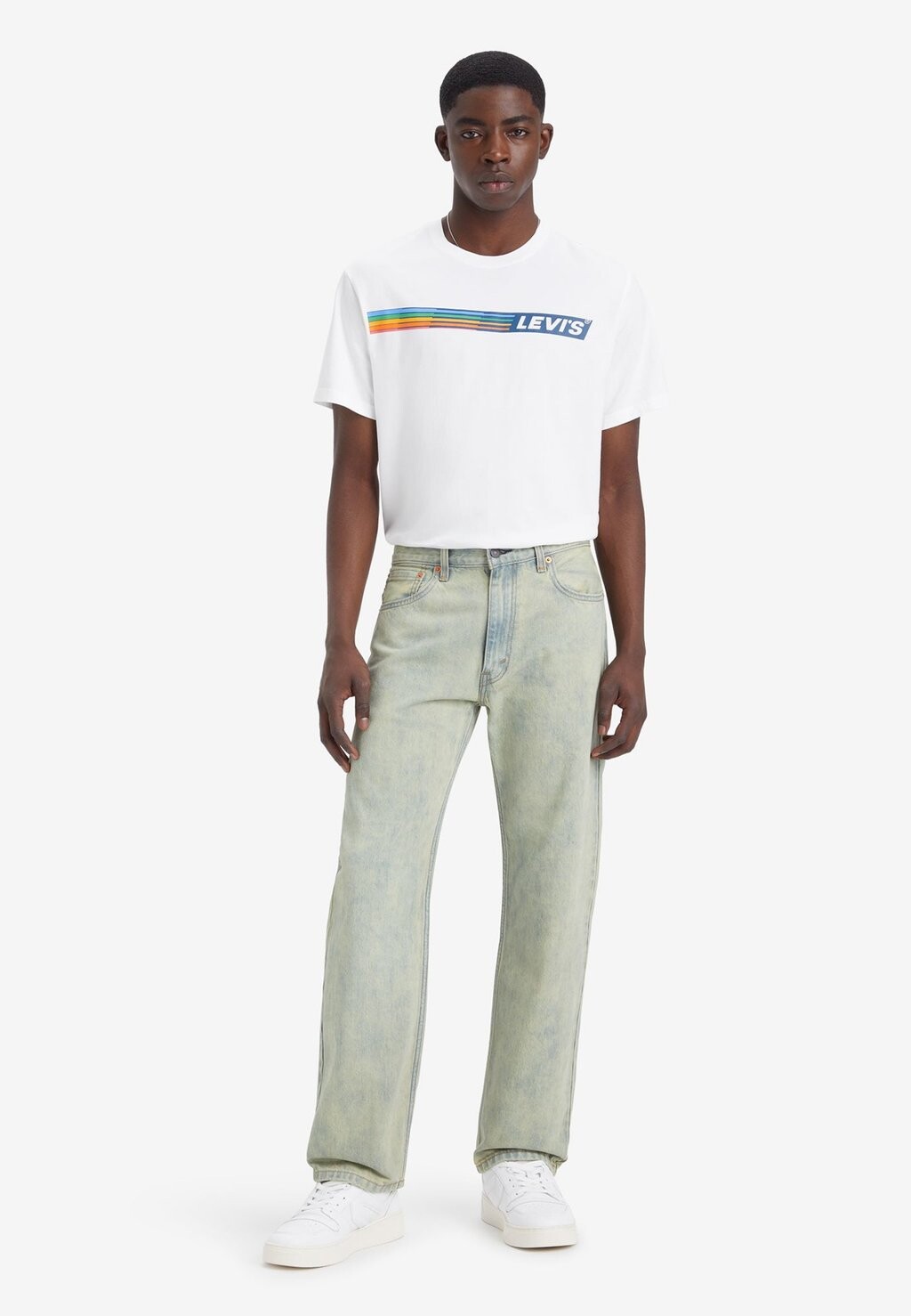 

Джинсы прямого кроя Levi's, синий деним
