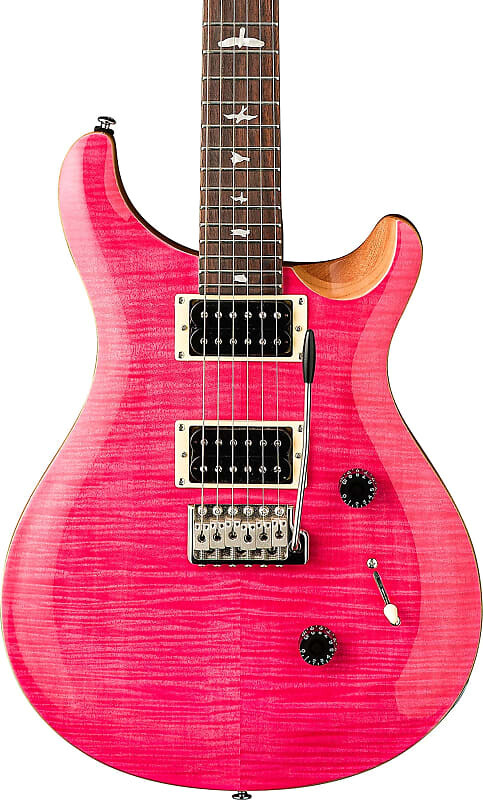 

Электрогитара PRS SE Custom 24 Electric Guitar, Bonnie Pink w/ Gig Bag