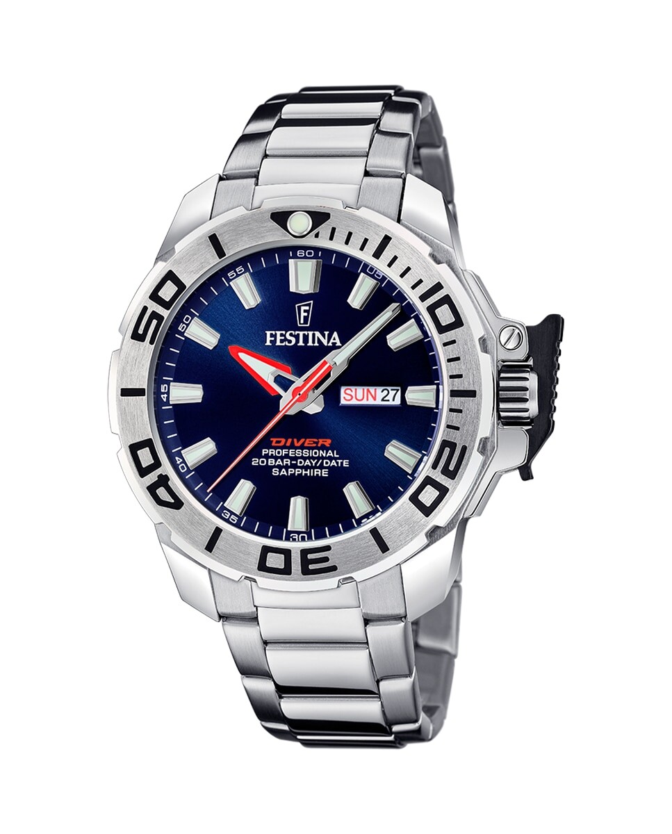 

F20665/1 The Originals мужские часы из серебряной стали Festina, серебро