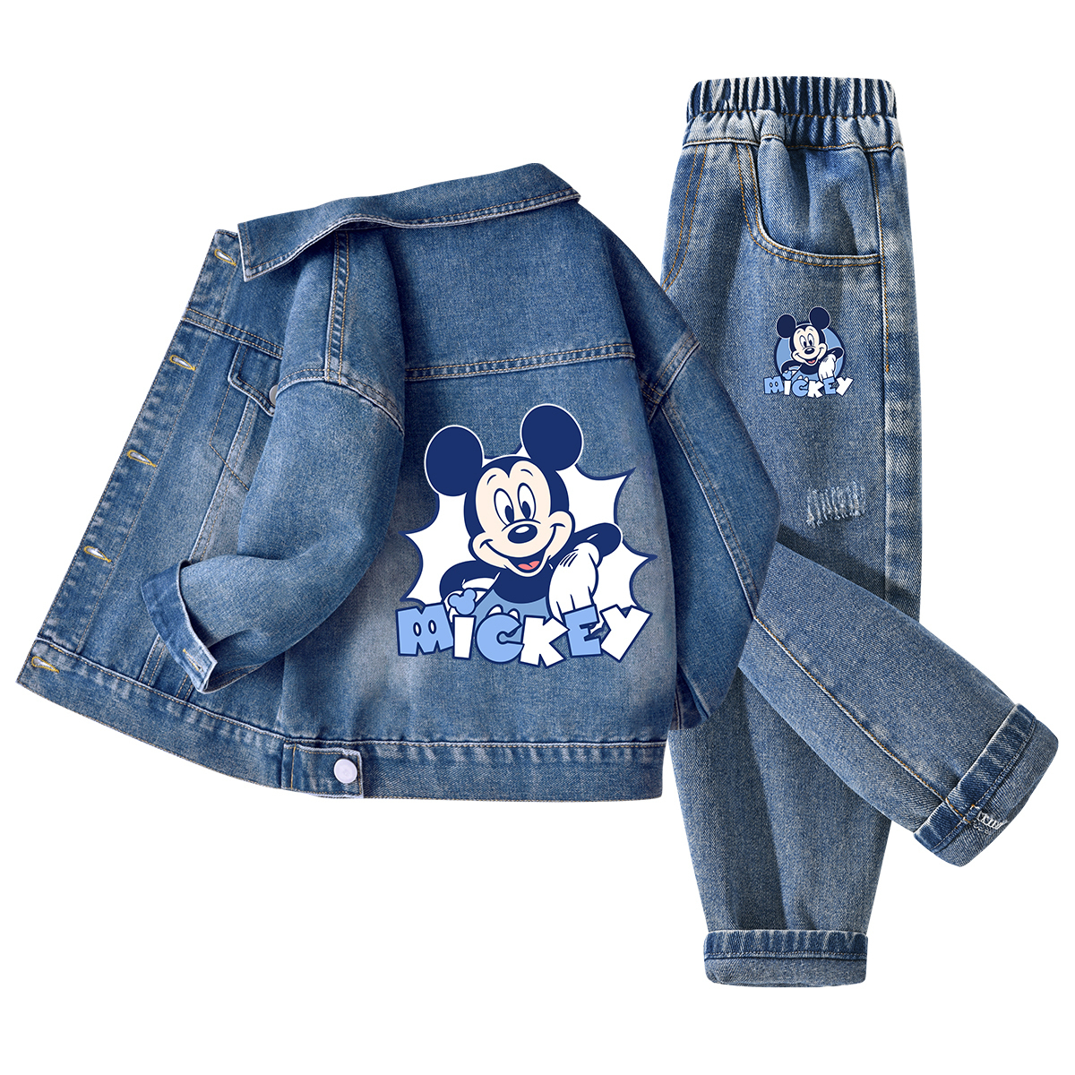 

Детская повседневная спортивная одежда Disney, светло-голубой