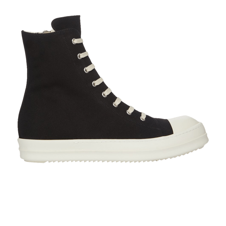 

Кроссовки Rick Owens Rick Owens Concordians DRKSHDW Overdyed Denim High 'Black Milk', черный