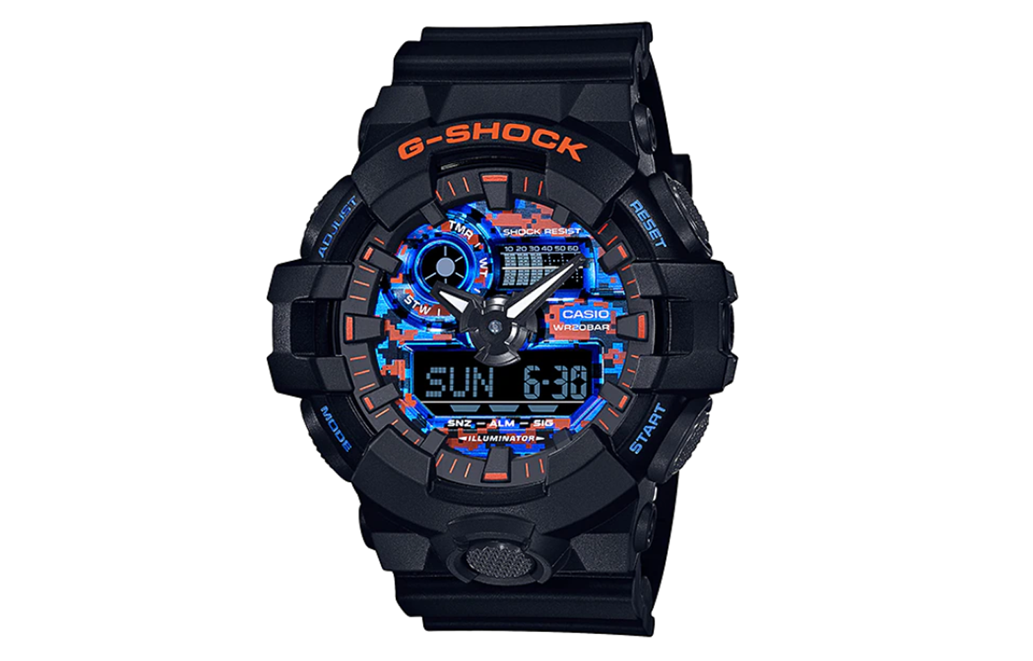 

CASIO Мужские синие часы GA-700CT-1APR
