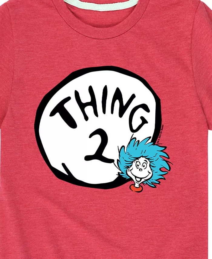 Футболка с принтом Big Boys Thing 2 Dr. Seuss, красный — фото 3
