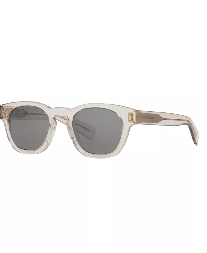 

Унисекс большие солнцезащитные очки, SL 746 YS000639 Saint Laurent, коричневый/бежевый