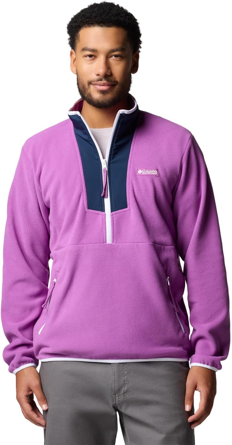 

Columbia мужская флисовая толстовка Sequoia Grove с молнией до половины, Razzle/Coll Navy