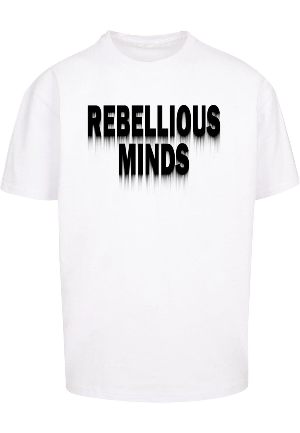 

Футболка с принтом REBELLIOUS MINDS HEAVY Merchcode, белый