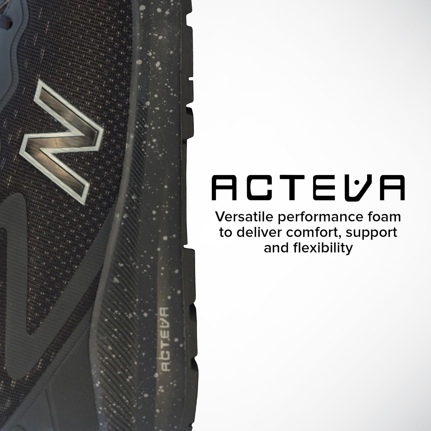 Мужские ботинки New Balance с композитным носком - противоскользящие, защищают от электричества, устойчивы к проколам - для промышленности и строительства, черный — фото 4
