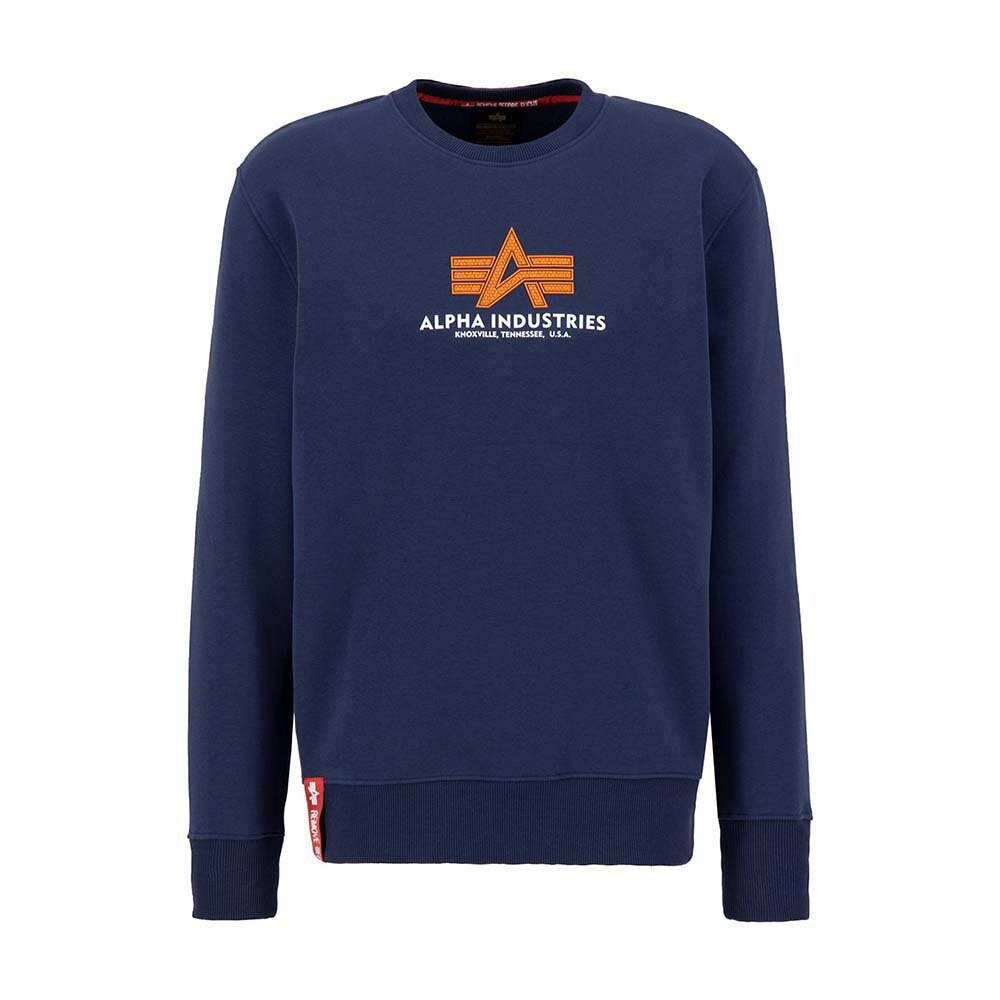 

Толстовка Alpha Industries Basic Rubber, синий