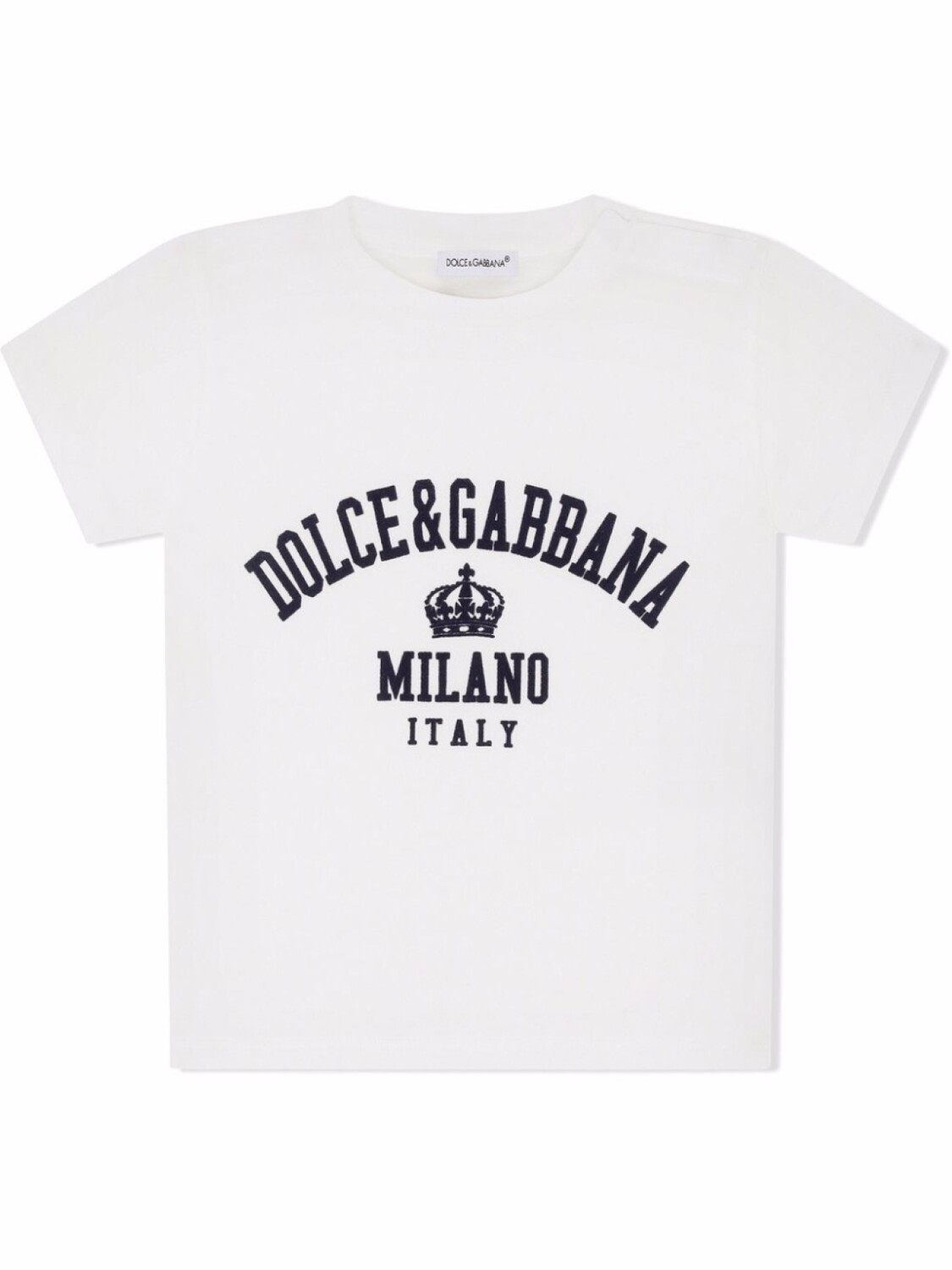

Dolce & Gabbana Kids футболка с логотипом, белый