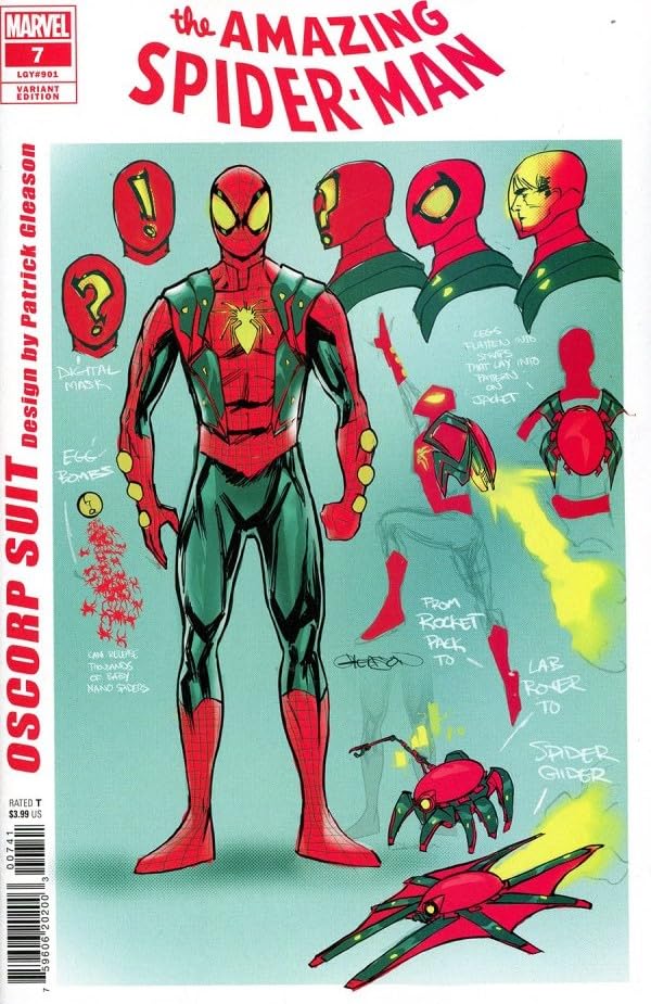 

The Amazing Spider-Man #7 Patrick Gleason Variant Cover with Rated Comics Acrylic Backer (Rated Comics)