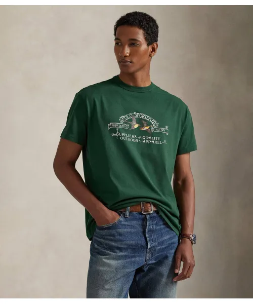 

Футболка Classic fit Polo Ralph Lauren, зеленый