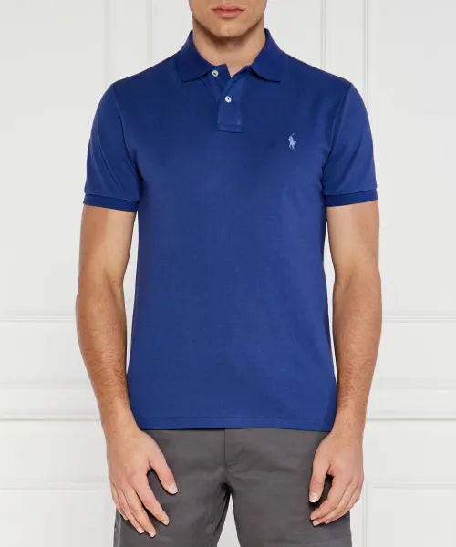 

Футболка поло Slim fit Polo Ralph Lauren, синий