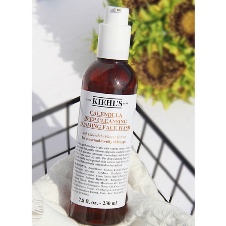 Kiehl's Keyanshi [near Expiry] гель для умывания с аминокислотами marigold увлажняющий очищающий 230ml — фото 4